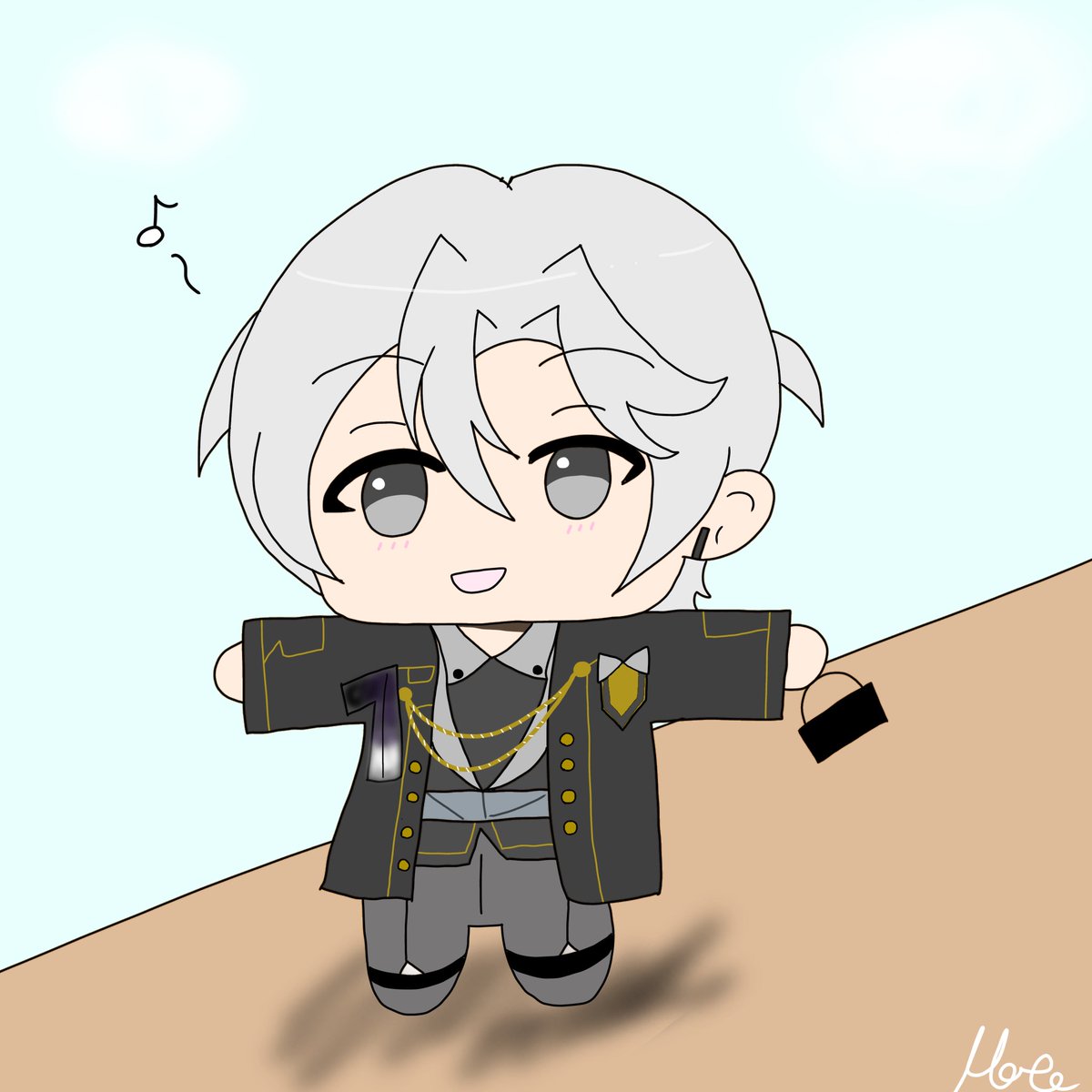 hoto_el6_'s tweet photo. 🐾お散歩🤍ぬいさん🐾
#JILart #絵れしく https://t.co/dyf1Njhjsc