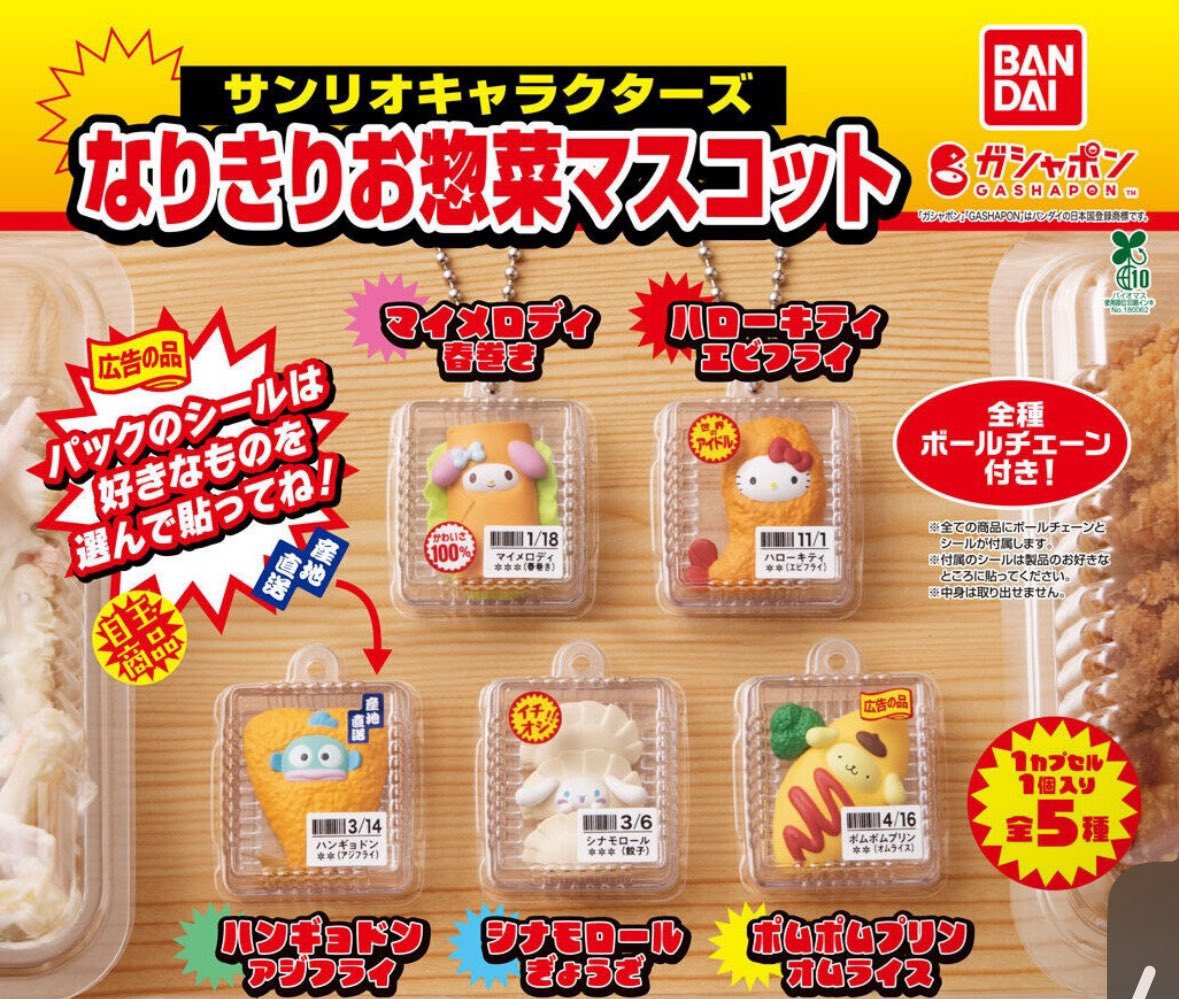 kuku_emon's tweet photo. サンリオ なりきりお惣菜マスコット 交換

【譲】キティ

【求】シナモン

郵送希望📮 https://t.co/lHui76I4K3
