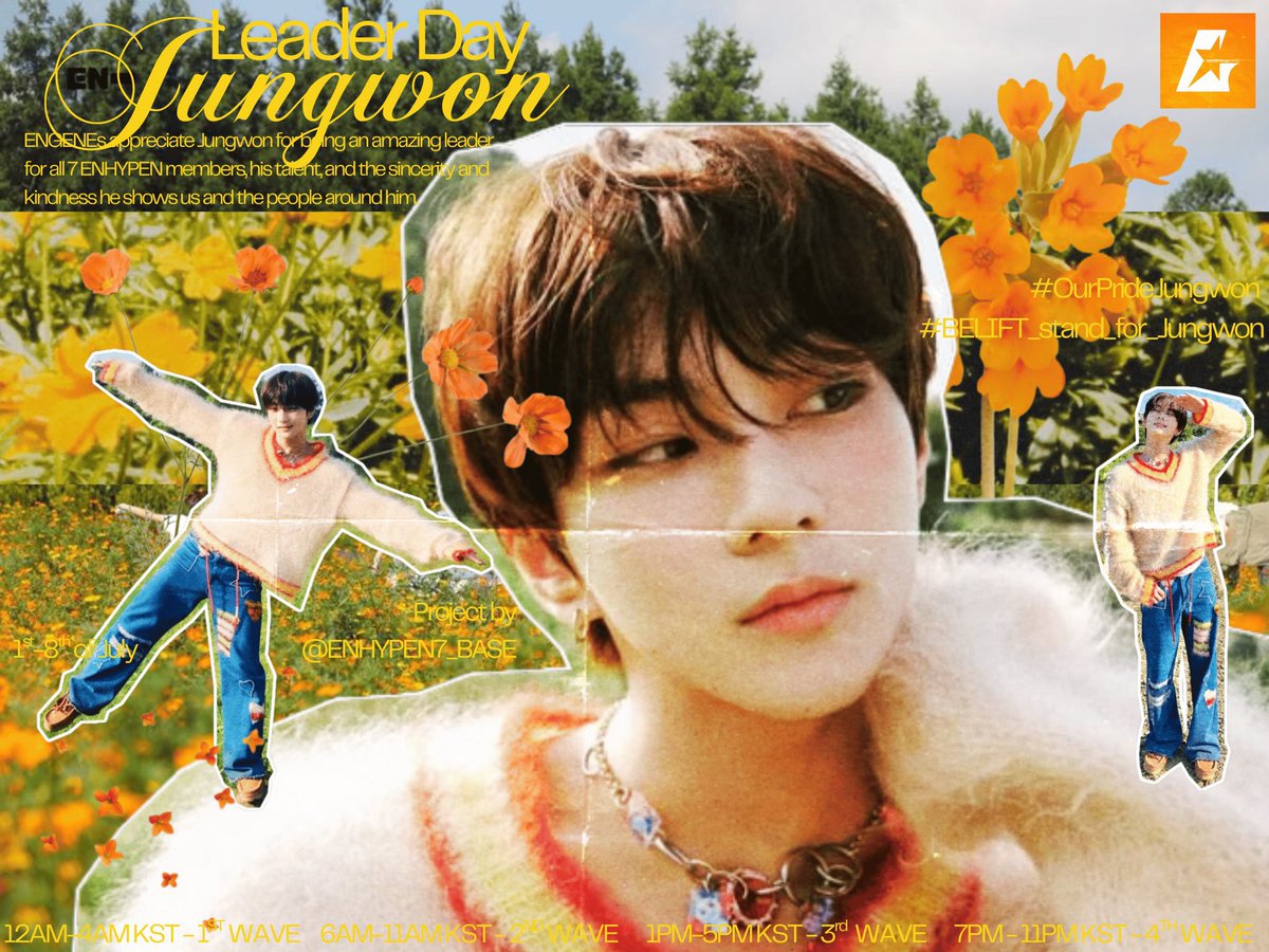 EnhypenO74729's tweet photo. Little late for the reset time

Anyways drop lots of tags🌸.

NEW TAGS‼️

ENGENEs appreciate Jungwon for being an amazing leader for all 7 ENHYPEN members,his talent,and the sincerity and kindness he shows us and the people around him.

#OurPrideJungwon
#BELIFT_stand_for_Jungwon https://t.co/IWkWjv3QCl