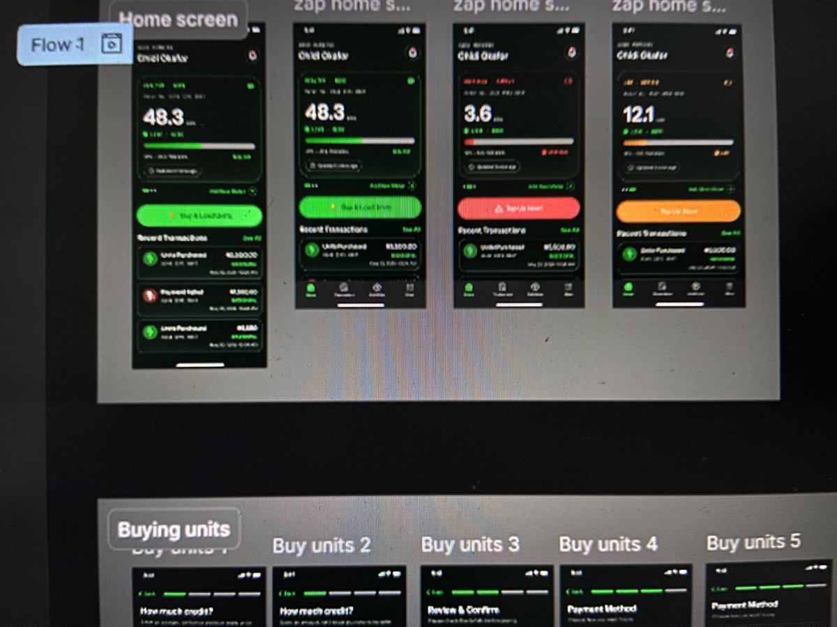 dannieag0's tweet photo. A quick snapshot of a recent UI/UX project: Smart Electricity Management App ⚡

Focused on creating a clean, intuitive, and modern experience for monitoring usage, buying units, and managing multiple meters.

#UIUX #ProductDesign #Figma https://t.co/4wZYmz9JxK