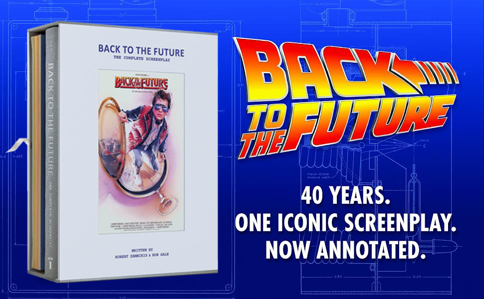 BacktotheFuture's tweet photo. Back to the Future: The Complete Screenplay [Collector's Edition] — Annotations & Introduction by Bob Gale; Foreword by Robert Zemeckis [Street Date: September 1, 2026!] Pre-order at: https://t.co/QYpo8dOpo8