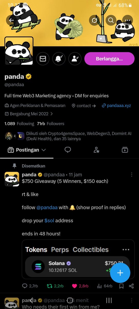 tirakact_'s tweet photo. @pandaa Good luck 

5bKD8DGfoQRphHEuwMfqeTFNdmcMSsdmuzFbiuRbZY9Q https://t.co/bEeW2rreqQ
