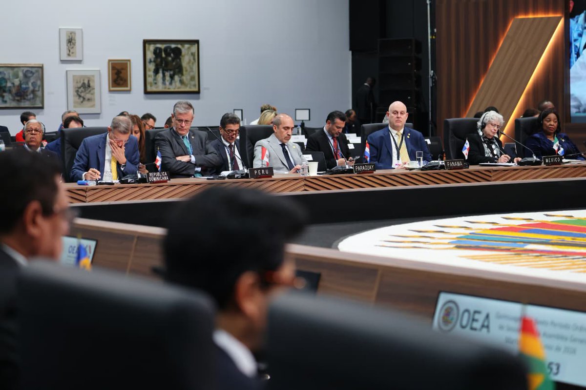 GuevaraMann's tweet photo. 56.ª Asamblea General de la Organización de los Estados Americanos (OEA). https://t.co/Zf3u65u9lv