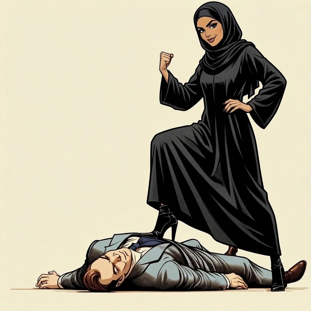 SignedM2018's tweet photo. Muslim Female Supremacy is at hand and @AaliyahTheDeity will be the one at the head of the movement...

Us lowly losers cannot do anything but accept our defeat, and a few of us might be lucky enough to lick Her boots as She tramples our pride and institutions...
#MNWO #Femdom https://t.co/aZhHvru1CD