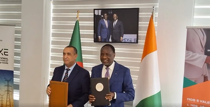 Yamoussouk6's tweet photo. 🇩🇿🤝🇨🇮 L’Algérie et la Côte d’Ivoire ont signé un accord de coopération dans les domaines de l’énergie et des énergies renouvelables, ouvrant la voie à de nouveaux projets communs pour renforcer la sécurité énergétique en Afrique. 

#Algerie #CotedIvoire #EnergiesRenouvelables https://t.co/5hKi0iCUmY