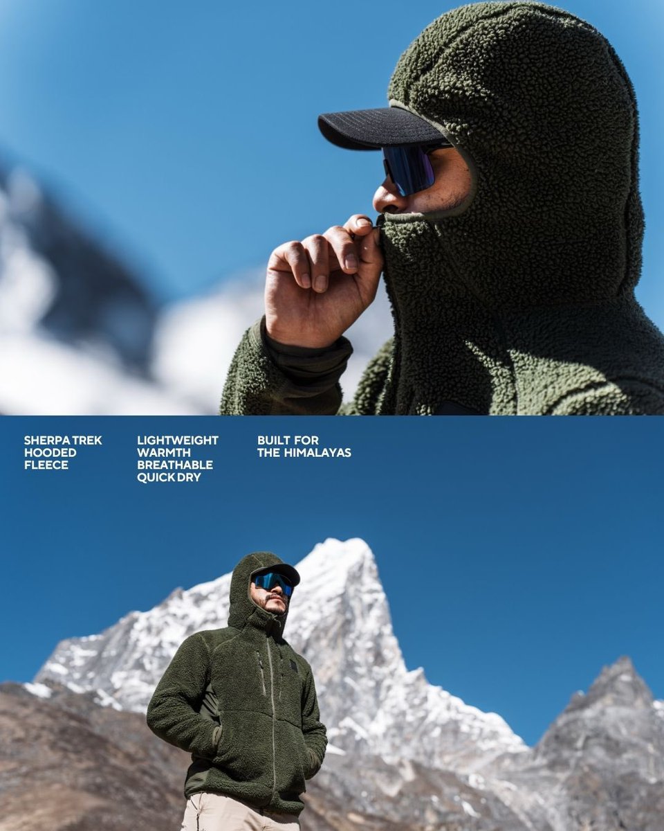 nimsdaistore's tweet photo. The best gear is the gear you never have to think about.

It keeps you warm when the temperature drops, lets you move freely, and becomes the layer you reach for every time you head outdoors.

The Sherpa Hooded Fleece is built to keep you comfortable from first light to the final stretch home so you can focus on the adventure, not your clothing.

Available in men’s and women’s fits.

#nimsdaistore #definedbytheelemnets #outdoor