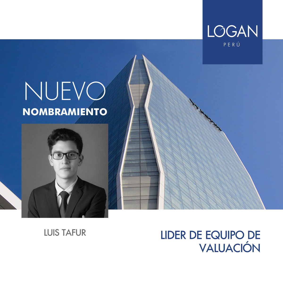 LoganValuation's tweet photo. En LOGAN Valuation fortalecemos nuestro equipo en la región.

Felicitamos a Luis Tafur por su promoción a Team Leader de Valuación en Perú, liderando Land, Residential y Hotel.

#LOGANValuation #InvestmentInsights #Perú #Valuación #RealEstate #Leadership #LATAM https://t.co/DM0Dlmih4m