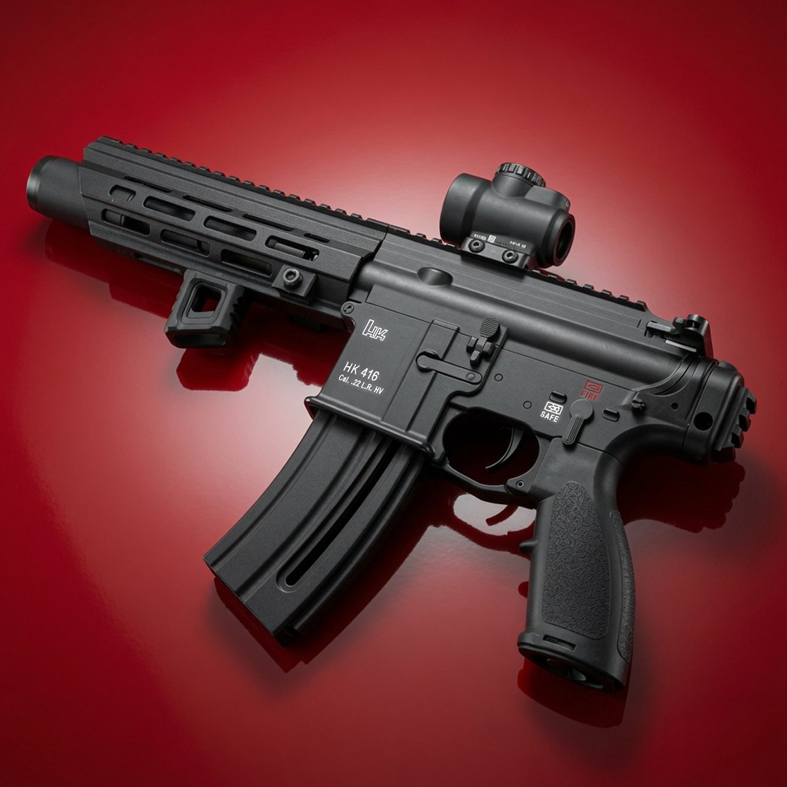 HagaDefense's tweet photo. Up your plinking game with the Haga Defense HK 416 1913 Adapter for .22 LR!

This clean little adapter turns your HK 416 .22 LR into a true stock/brace-ready platform with a rock-solid 1913 interface. Perfect for adding your favorite stock or brace and giving that fun little rimfire a serious tactical upgrade.

#hk416