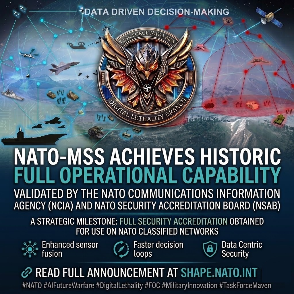 HISTORIC MILESTONE 🌍#WINNING #VICTORY The NATO Maven Smart System has ...