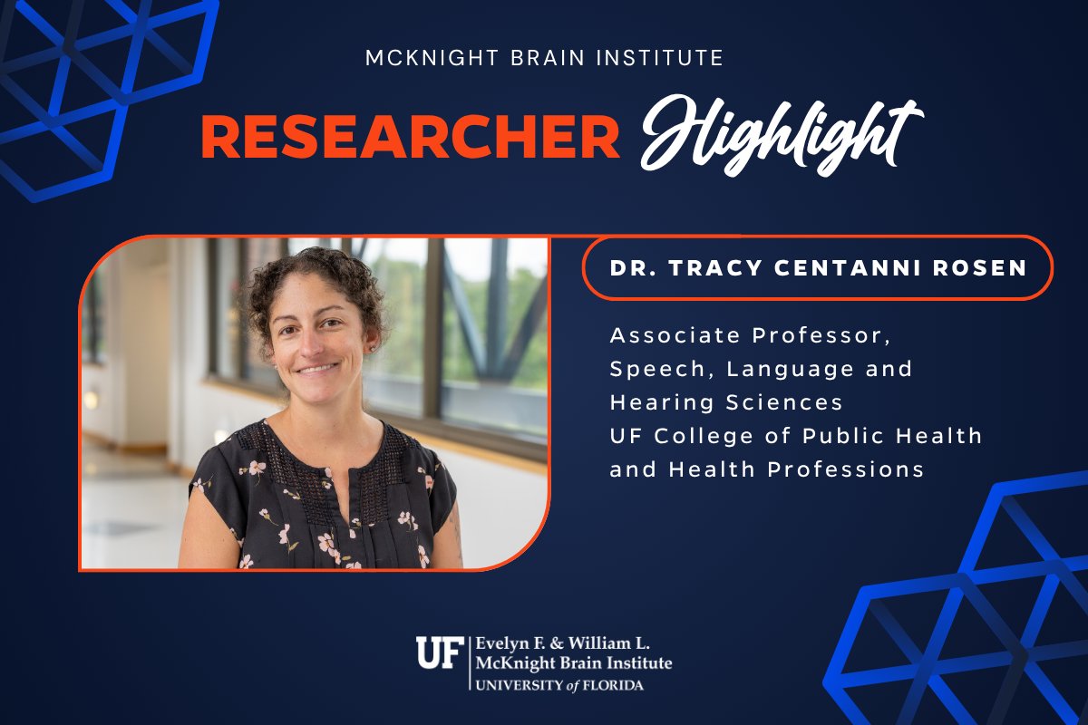 UFMBI's tweet photo. Our latest MBI Researcher Highlight features Dr. Tracy Centanni Rosen. Her research explores the root causes of dyslexia &amp; how to spur the brain’s ability to adapt using noninvasive vagus nerve stimulation to improve reading &amp; language skills.

Read more: https://t.co/MHzCkZKh5y https://t.co/8PTywaTJ6S