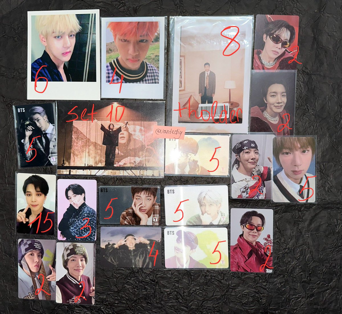 Vantediy's tweet photo. Bts Photocard 
WORLDWIDE SHIPPING 

Price in $
Proof⭕️

방탄소년단 퍼투댄라이브 위버스 앨범 특전 양도 퍼투댄 포토카드 포카 셀포 남준 석진 윤기 호석 지민 태형 정국 알엠 진 슈가 제이홉  SUGA  JIMIN V JK WTS 디지털코드 디코 https://t.co/YIDPpVIGFb