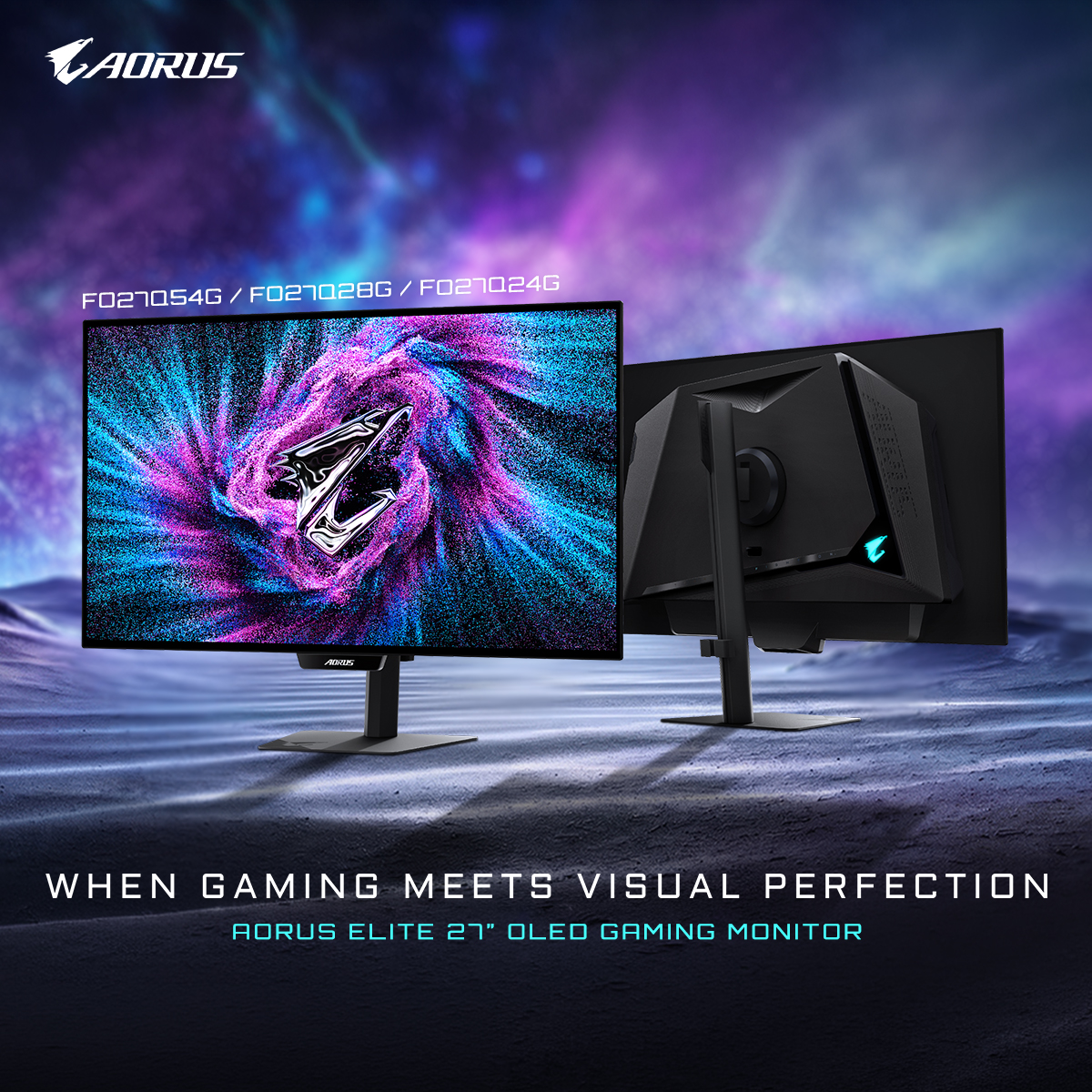 AorusOfficial's tweet photo. The ultimate AORUS ELITE 27" OLED Series is finally dropping. Driven by premium #WOLED panels delivering an ultra-fast 0.03ms response time, this masterpiece series is engineered to unlock your true potential.
Here is how to pick your weapon:
🟠 FO27Q24G (240Hz): The sweet spot for competitive gaming. Smooth, pro-level performance.
🟠 FO27Q28G (280Hz): Hardcore speed and richer colors. Built for gamers who want that extra edge.
🟠 FO27Q54G (540Hz / 720Hz Dual Mode): The ultimate esports monster. Coming soon for absolute sweatlords.
With the FO27Q24G & FO27Q28G ready now, the ultimate FO27Q54G is coming soon.💥 Which one are you grabbing?
Find out more:
https://t.co/OoqoP0Y3Yx
https://t.co/CxumeVKcu3
#AORUSELITEMonitors