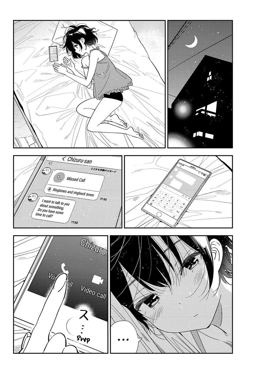 archeroforario2's tweet photo. Buen capitulo 430 de kanokari, seguimos donde lo dejamos con Chizuru llamando a Ruka pero al final no ha contestado (lo esperable) por otro lado vemos a kazuya entrenando y autoescuela preparando todo para la cita y al final vemos que Ruka por fin se decide a llamar a Chizuru https://t.co/fBXm1yxq2b