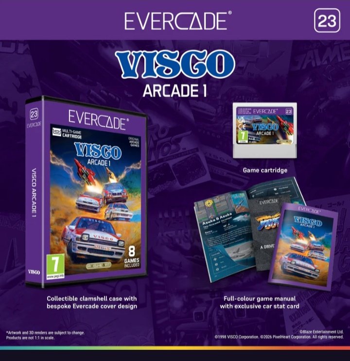 SwedishGamester's tweet photo. #GoodNews! The new #ViscoArcadeCarts was leaked like a month ago so it doesn't come as a #surprise they are the next two carts coming to #Evercade in august! Even though I've never heard of #Visco before I'm getting the bundle with a heat changing mug! Are you getting them too? https://t.co/G0iyD4mcmJ