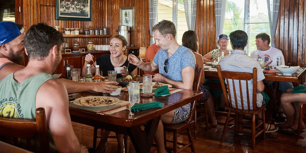 TurneffeResort's tweet photo. Easy mornings shared over breakfast, nothing more complicated than that.​ ​ #Belize #BelizeVacations #IslandVacation https://t.co/XcTZ6xTUrA