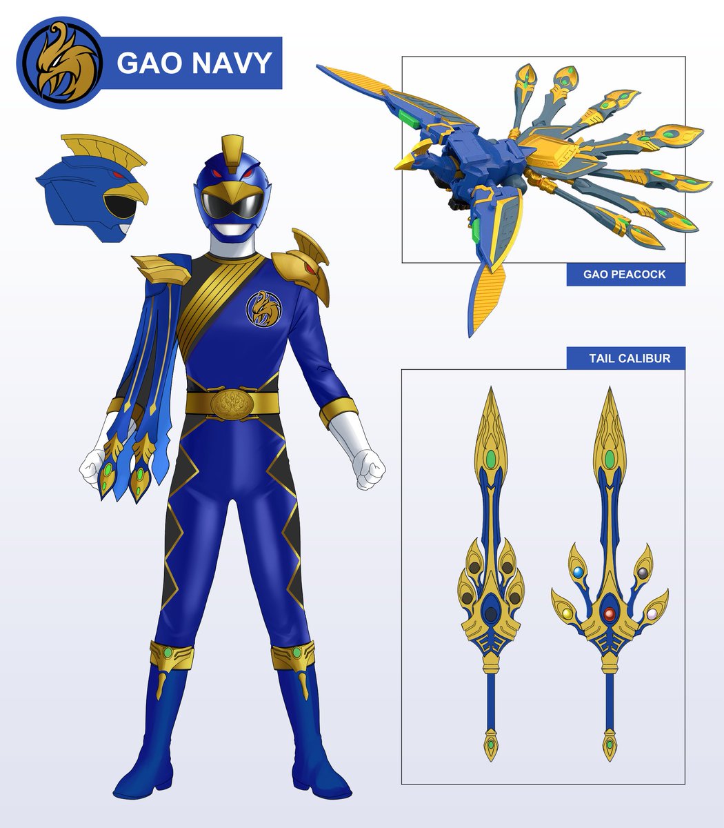 Rio_2191's tweet photo. Gao Navy 
#gaoranger
#Gao_Guardian
#super_sentai
#Gao_peacock
#百獣戦隊ガオレンジャー https://t.co/H5A6HVBxz0
