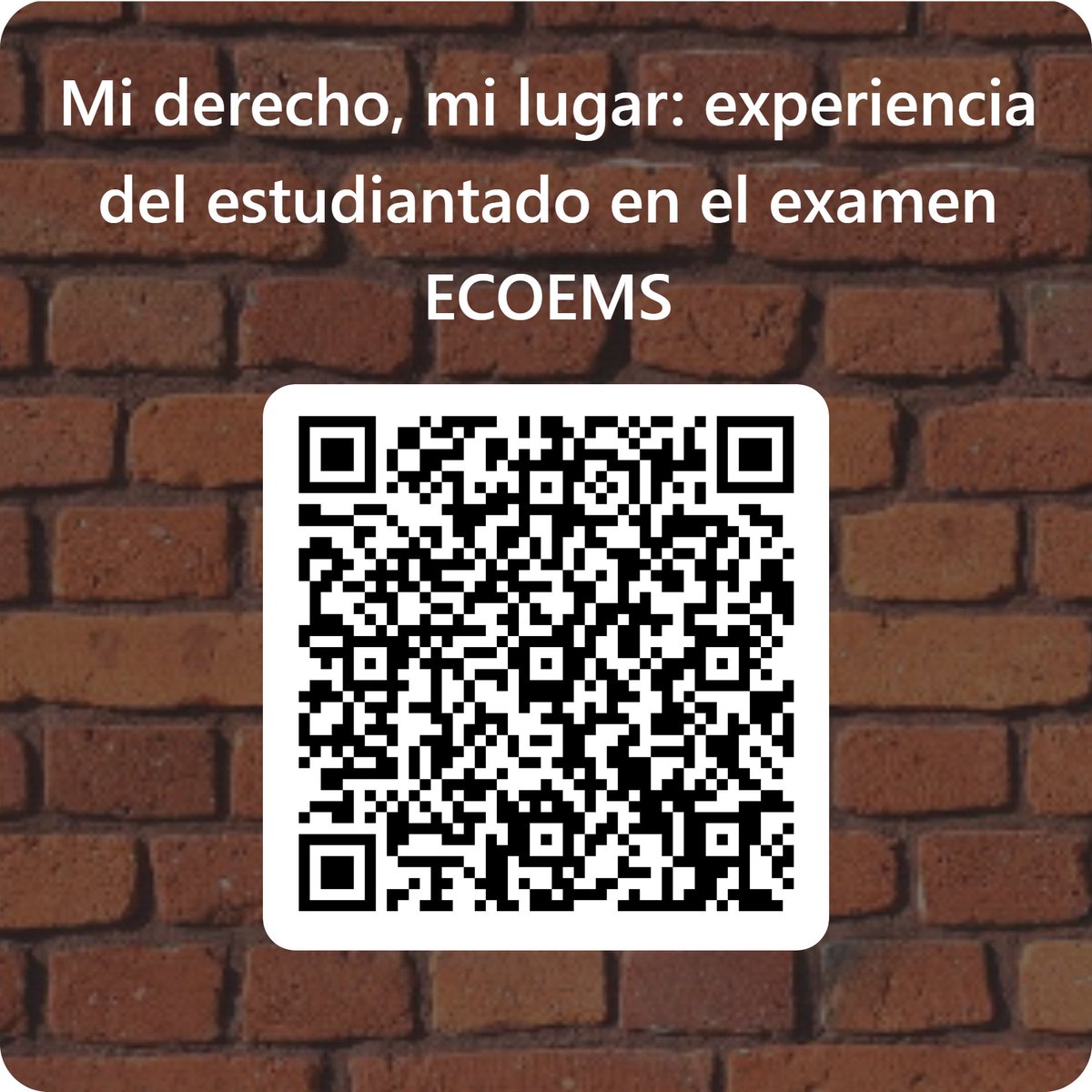 ansina_soy's tweet photo. ¿Presentaste el #ECOEMS o conoces a alguien que lo hizo?
Soy Abraham, académico de la IBERO y la UNAM.
Analizo las problemáticas de este proceso para un artículo de investigación pública.
¡Ayúdanos a responder y difundir! 6-8 min https://t.co/YXzq4eF0SW
RT porfas. #UNAM #IPN https://t.co/r9K103j4ZM