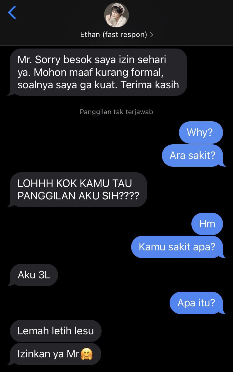 wordsbyca's tweet photo. Alahh pake fast respon segala😋 https://t.co/0hYHP4cnEu