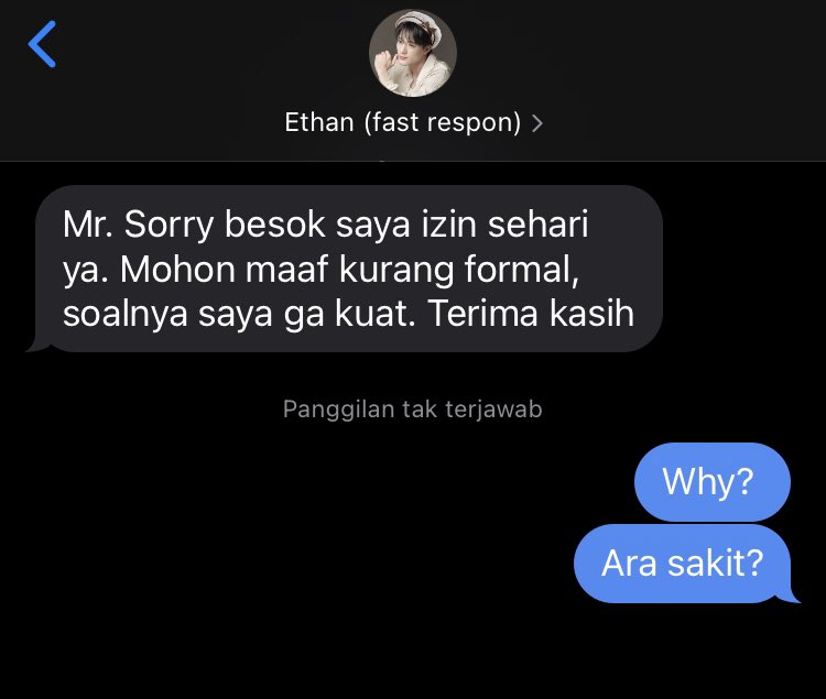 wordsbyca's tweet photo. Alahh pake fast respon segala😋 https://t.co/0hYHP4cnEu