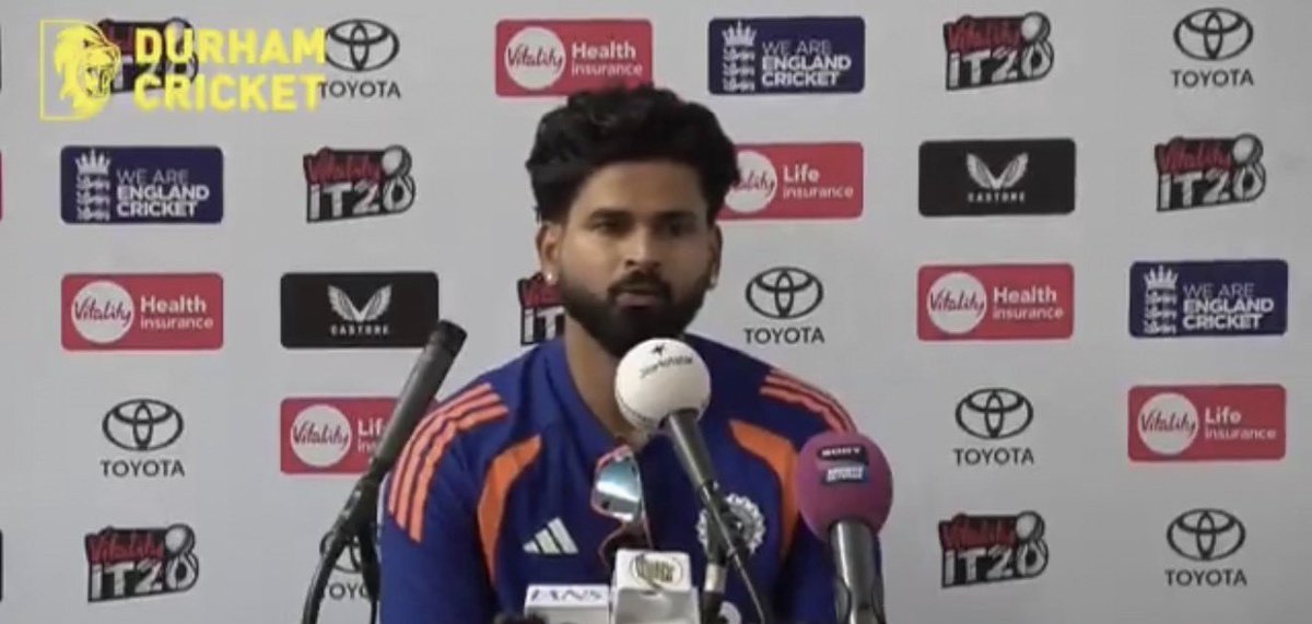 The_Sports_Adda's tweet photo. 🚨 SHREYAS IYER ON VAIBHAV SURYAVANSHI 🚨

“It’s not that only one individual (Vaibhav Suryavanshi) has performed; others have performed too. It’s important to back them as they provide security to the players. They are the main pillars and part of the World Cup-winning team, so backing them is important.”