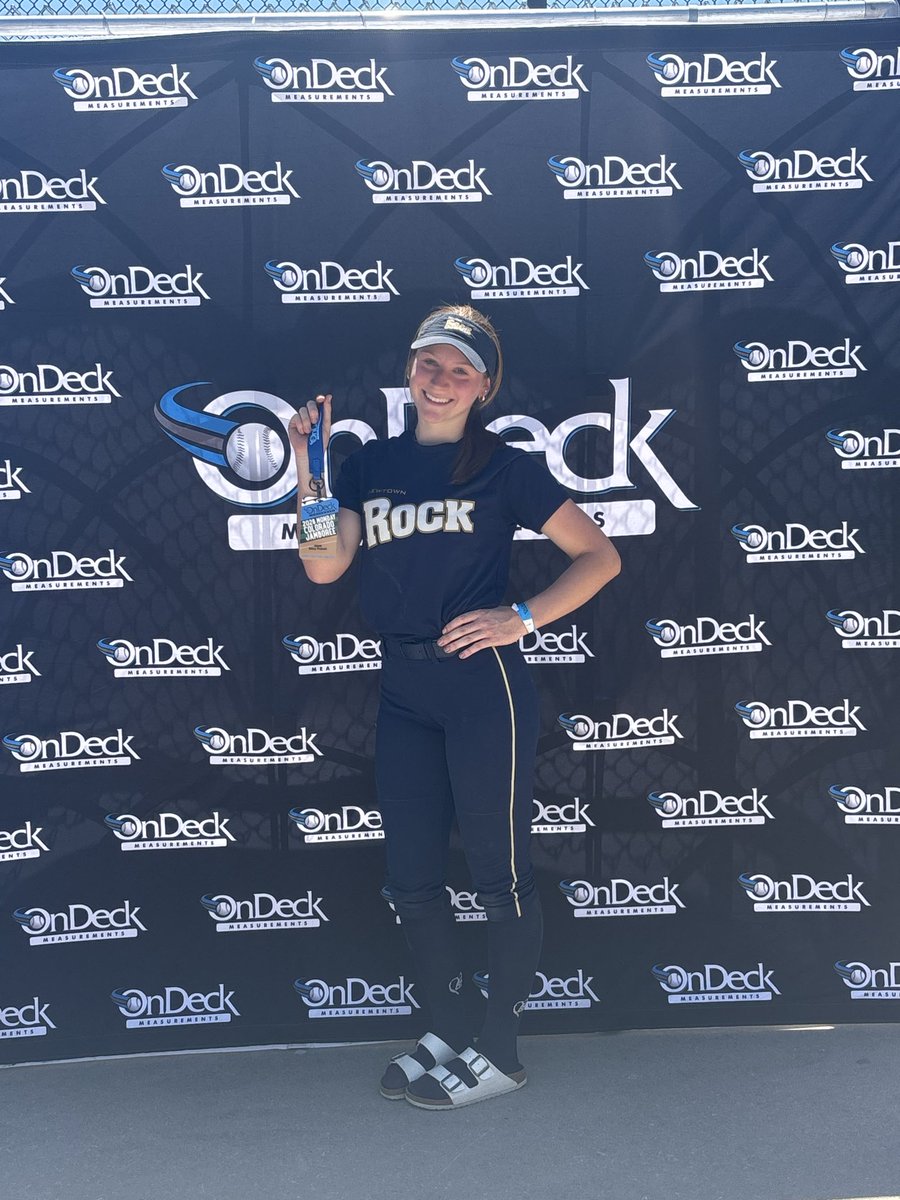 RileyPalank's tweet photo. Great time @ODM_Testing Jamboree meeting new friends and playing in front of dozens of coaches

✅ Highest exit and throwing velo in my group
✅ Hit several 💣 over the 225 fence from 20 feet behind home plate
✅ Great round of infield https://t.co/gY1aB4100u
