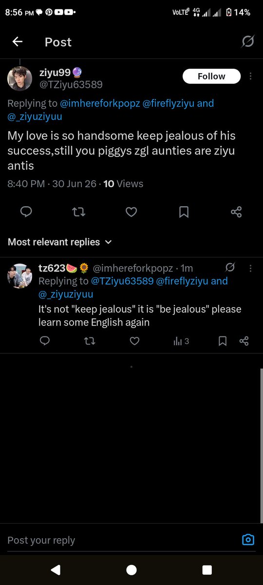 imhereforkpopz's tweet photo. I can't tolerate this much of worst English 😭😭😭😭😭😭 https://t.co/xRiKnRfjXn