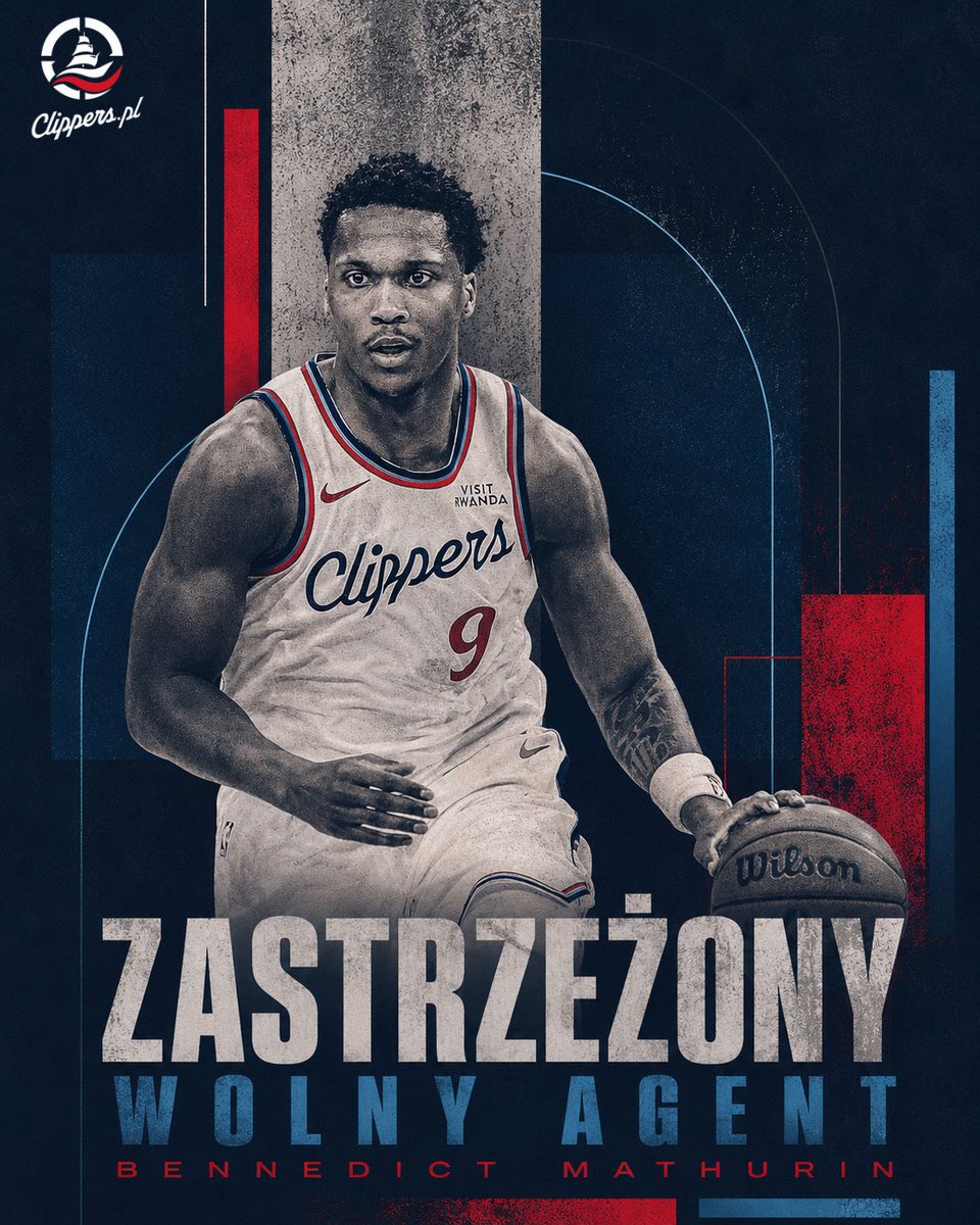 ClippersPL's tweet photo. Clippers przedstawili ofertę kwalifikacyjną Bennedictowi Mathurinowi.

To oznacza, że zawodnik został zastrzeżonym wolnym agentem - Clippers mogą wyrównać każdą ofertę z innych klubów lub zaoferować mu nowy kontrakt.

#ClipperNation #NBApl https://t.co/WOubHjKbSt