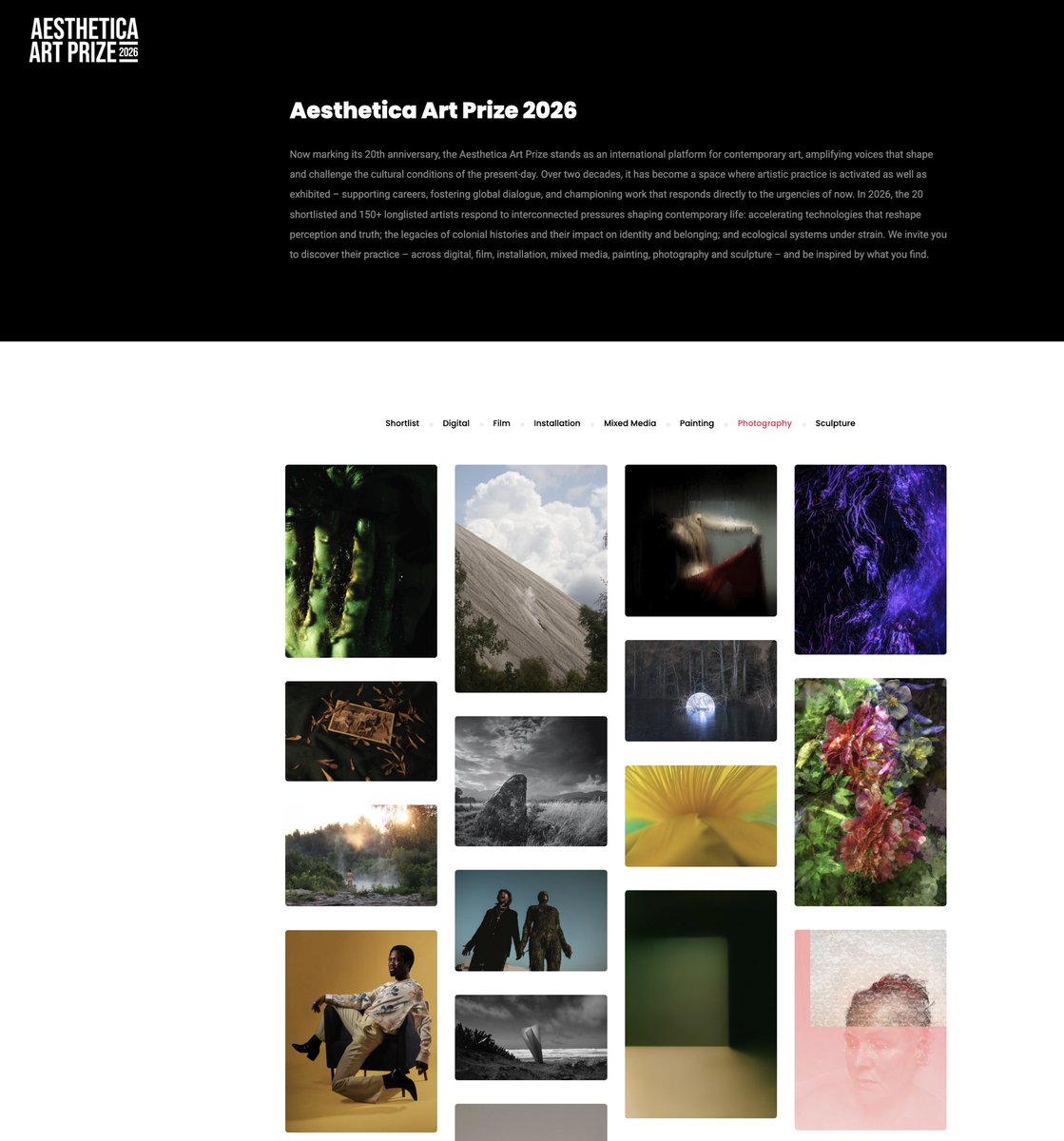 AshleyKarrell's tweet photo. It’s lovely to be long listed for the @aestheticamag #artprize 2026 

My portrait of @isaacourognao titled Ouro Geee was selected. 
Images created on @fujifilmuk and @canonuk @sony.unitedkingdom cameras edited in @adobe @lightroom 

#photographer #portraits #art #ashleykarrell https://t.co/6y0GmNbXnh