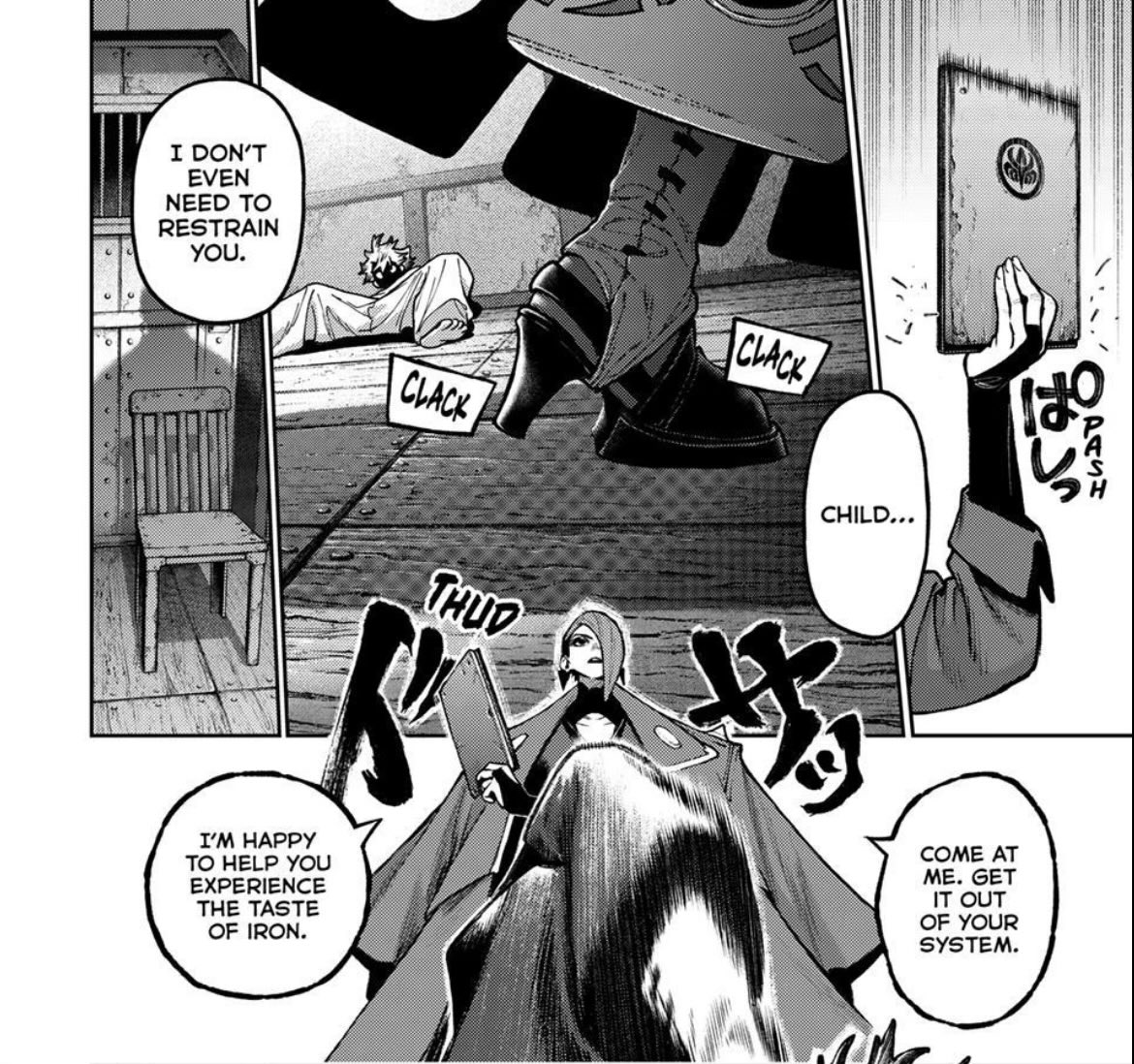 blackfemthanos's tweet photo. This is not a switch up but I unfortunately really like the way Kyouka talks #gachiakuta170 https://t.co/Ts2fypcoJk