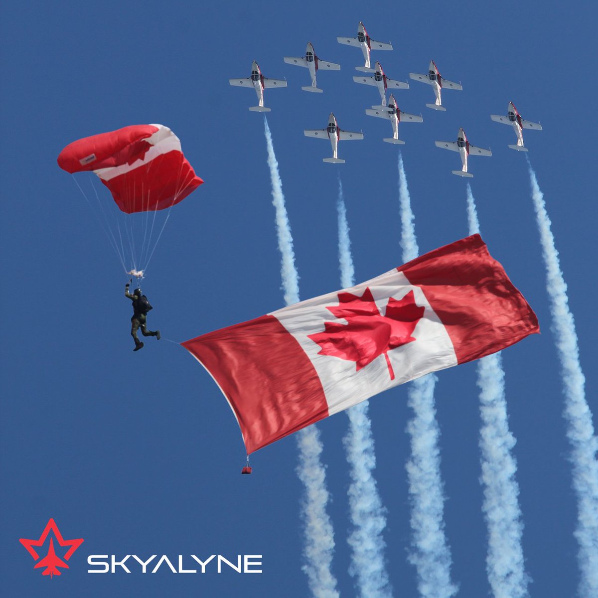 SkyAlyne's tweet photo. From all of us at SkyAlyne, we hope you have a Happy Canada Day!
L'équipe de SkyAlyne vous souhaite une joyeuse Fête du Canada ! https://t.co/lbv8hNHWew