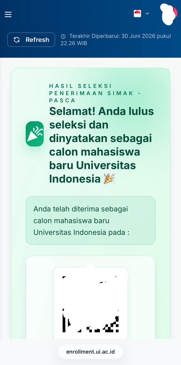 uba__id's tweet photo. Alhamdulillah se almamater sama bahlil 😅 #SIMAKUI https://t.co/MWBkKUCaZM