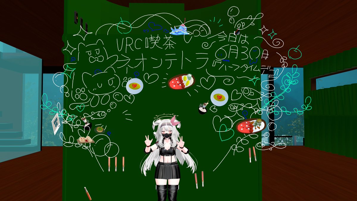 Sunshine_AKARI_'s tweet photo. #VRC喫茶ネオンテトラ #VRChat https://t.co/vTBe8okxi7