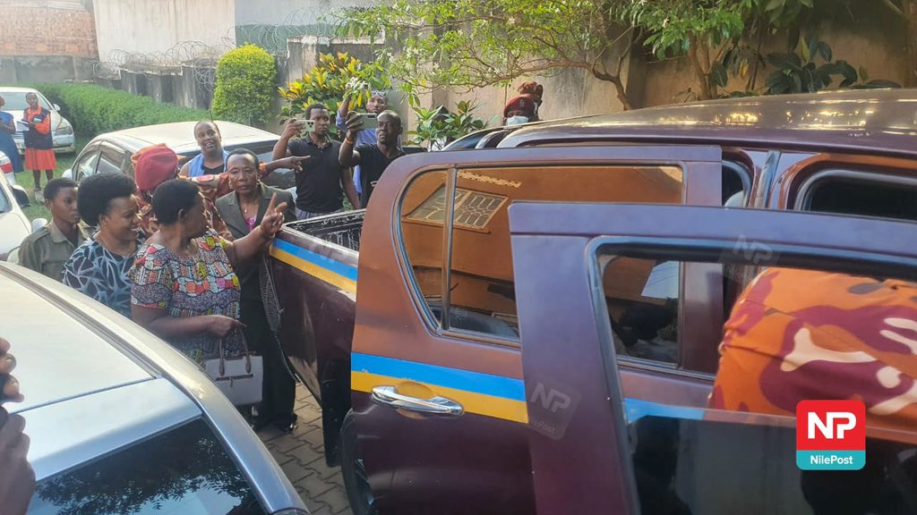 Fireliglntfi's tweet photo. PHOTOS: Veteran politician Dr Mira Matembe has been remanded to Luzira Prison until July 1, 2026, after appearing before Luzira Magistrate’s Court as she faces the charge of promoting sectarianism.

Details in #NBSAmasengejje and #NBSLiveAt9 

#NBSUpdates https://t.co/eezllAcj7J