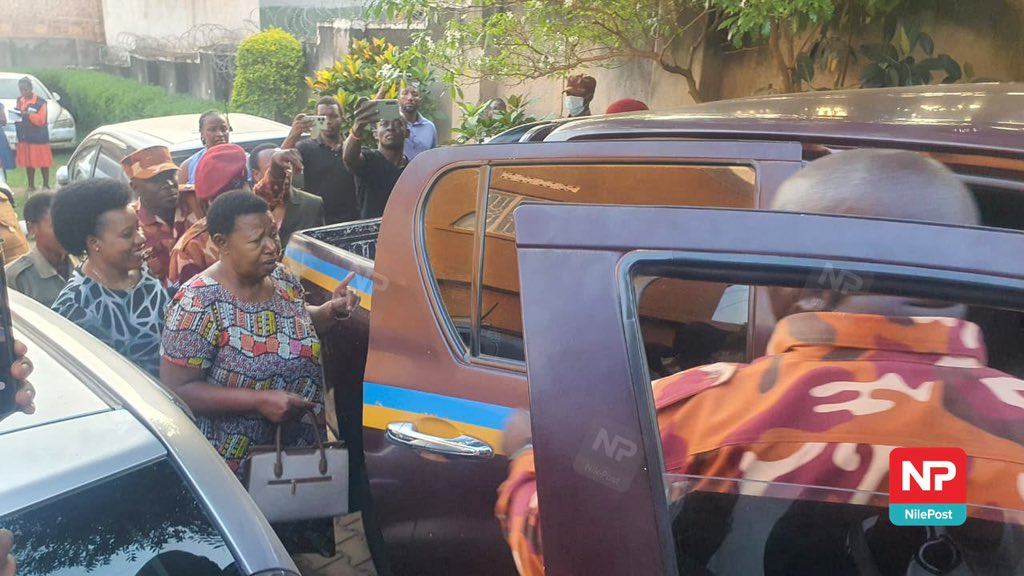Fireliglntfi's tweet photo. PHOTOS: Veteran politician Dr Mira Matembe has been remanded to Luzira Prison until July 1, 2026, after appearing before Luzira Magistrate’s Court as she faces the charge of promoting sectarianism.

Details in #NBSAmasengejje and #NBSLiveAt9 

#NBSUpdates https://t.co/eezllAcj7J