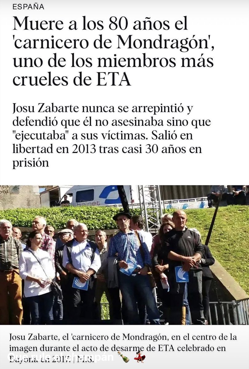 polilla_88's tweet photo. No todas las noticias van a ser malas. Ni Olvido ni perdono. https://t.co/zRZkiHuzwb