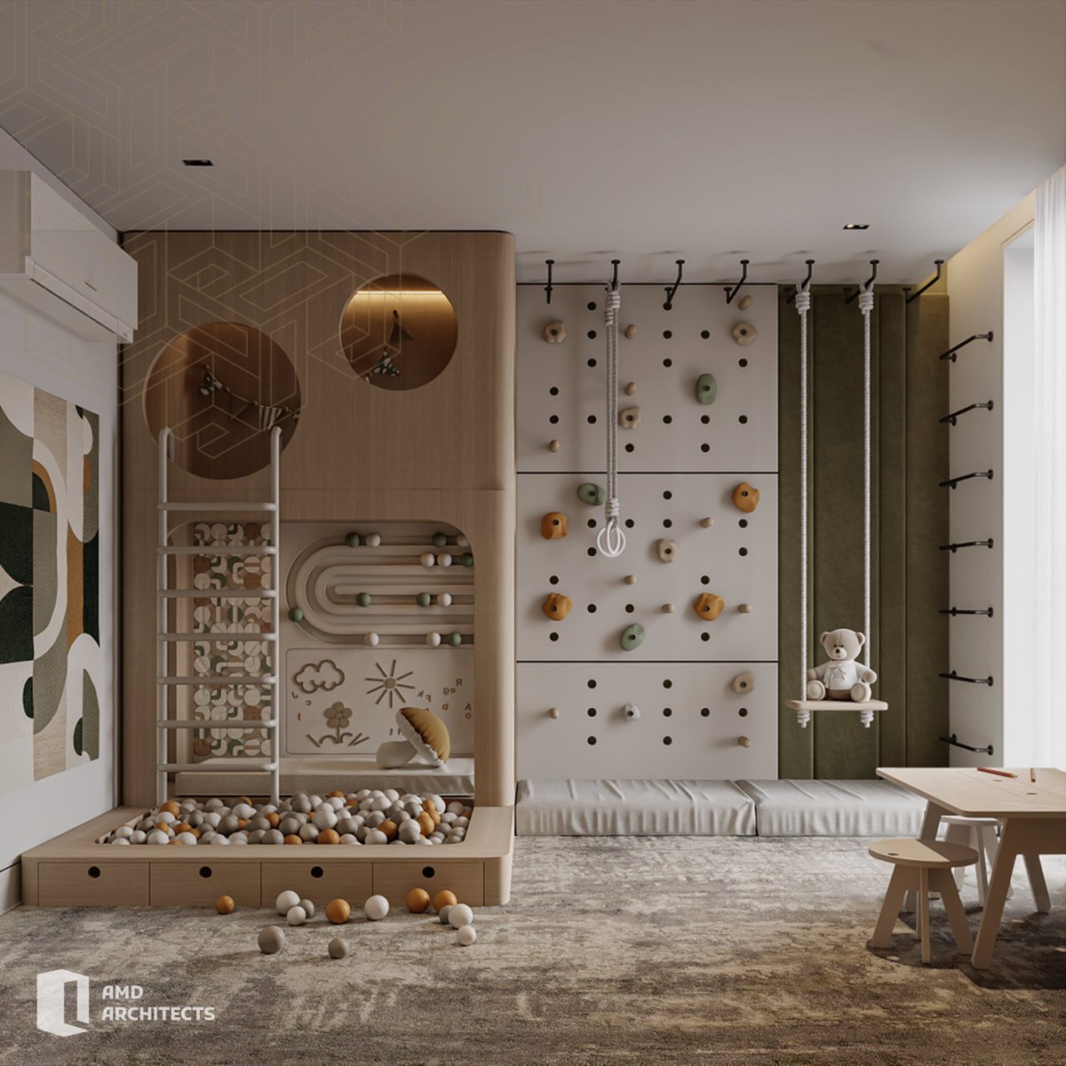 AMD_cons's tweet photo. أحد أعمالنا #عمد
تصميم داخلي | INTERIOR DESIGN|
غرفة العاب - فيلا خاصة
الرياض - سكني
PLAYROOM - PRIVATE VILLA
RIYADH - RESIDENTIAL
#architecture #interior_design #Riyadh #Playroom https://t.co/guaBw73MZ5