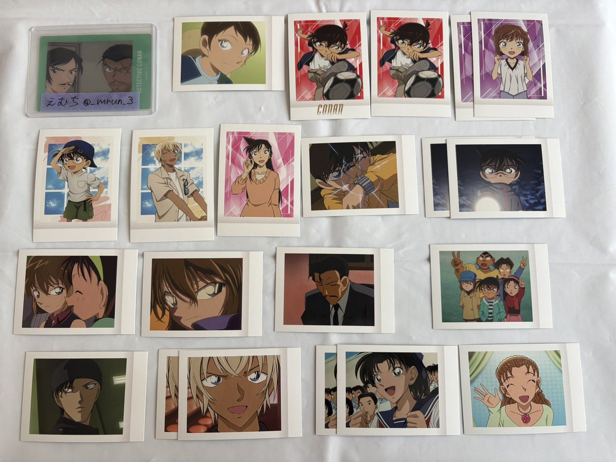 _mrun_3's tweet photo. 名探偵コナン コナン コナンプラザ コナンカフェ アニメイト ぱしゃこれ 特典 交換 譲渡

【求】同異種高明、大和or送料＋梱包費50円〜

【譲】画像

ツリーに続きます、4枚目ぱしゃこれ景光は高明との交換のみ
都内手渡し、郵送🙆🏻‍♀️
検索からでも気軽にお声かけください🙇🏻‍♀️ https://t.co/fnTZv2aWvR