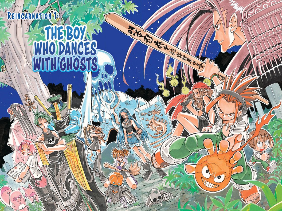 ShamanKingNews's tweet photo. Happy 28th anniversary to the Shaman King franchise! The first chapter of the series released in Japan on June 30th, 1998.

The series will conclude in the sequel series "Shaman King Yard" (SKY) which does not have release date yet. https://t.co/YEtXSZLMKz