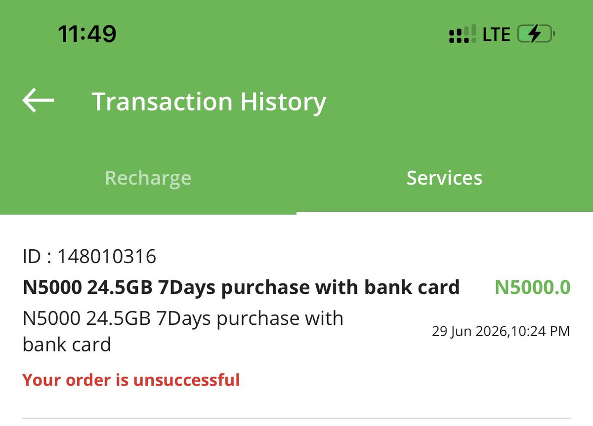 Keji_tee's tweet photo. @GloWorld Refund my money😡😡😡 https://t.co/5qtb3Uh90C