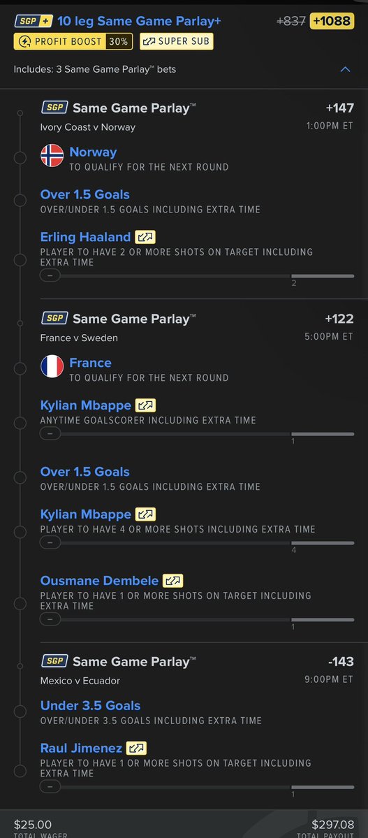 THEGAMBLINGGAWD's tweet photo. Perfect 10 Fútbol!✋🤑✋

Boosted up on @FDSportsbook 

🔗 In Comments 

#GGWIN #GGFREE #fdpartner https://t.co/NjrNvfjYsf