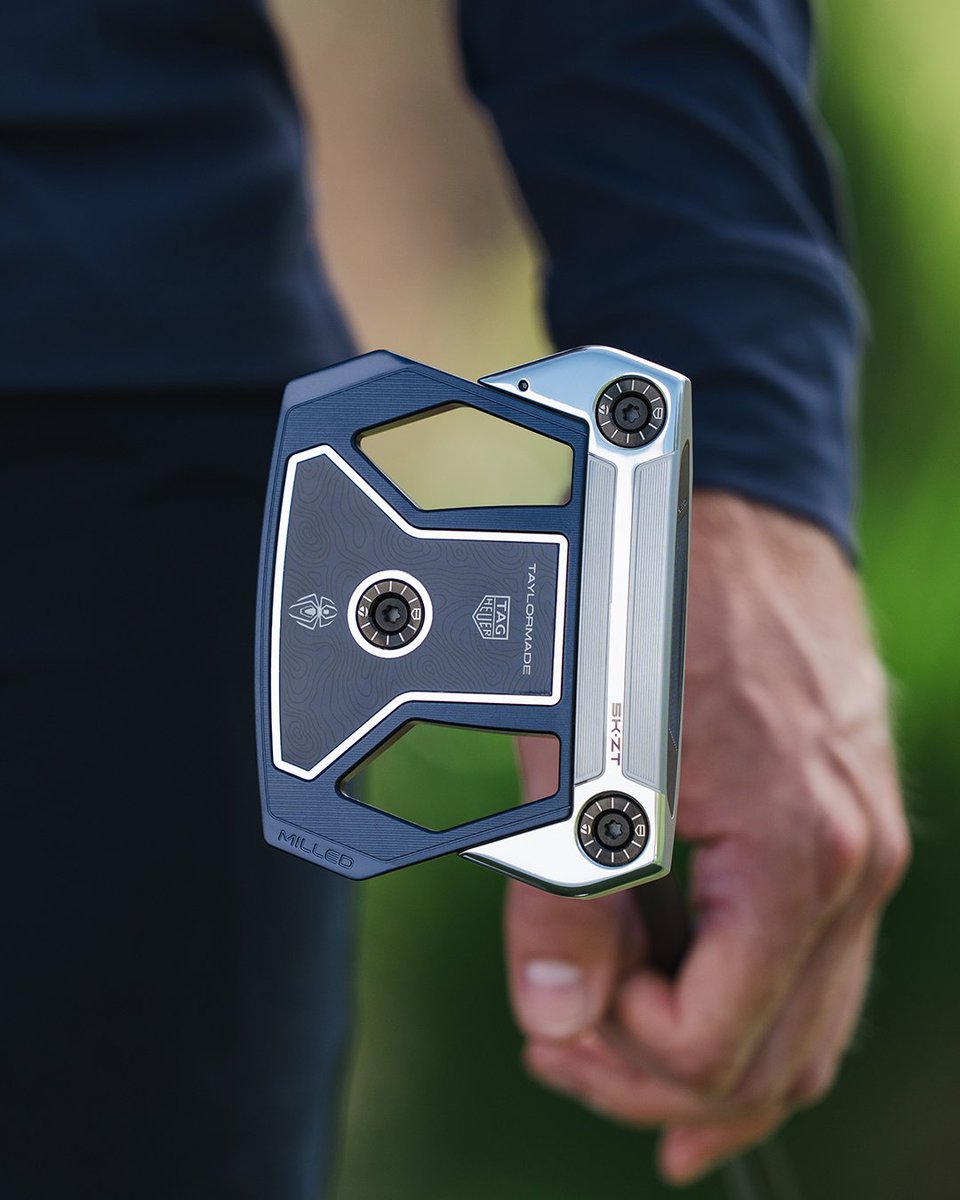 TaylorMadeCA's tweet photo. Details on details—from the sightline to the sole. #TeamTaylorMade

Learn more about the Spider ZT found in our Capsule Collection with TAG Heuer here: https://t.co/z5bseCZcNf https://t.co/Jl5lo3Cadv