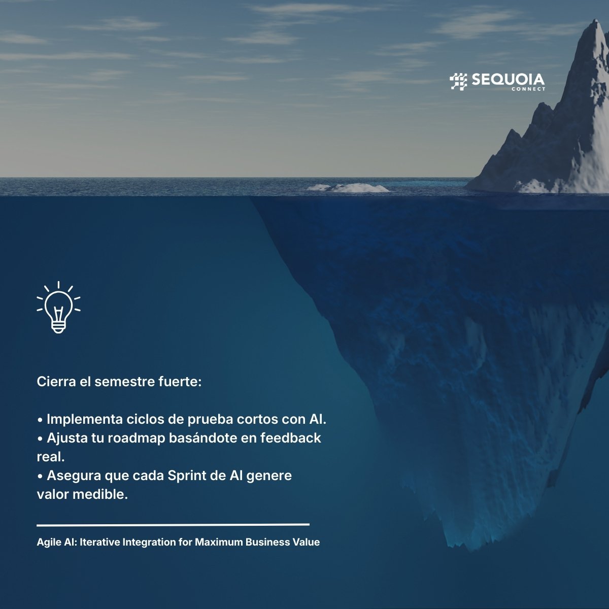 SequoiaConnect's tweet photo. Éxito ágil en IA. Cierra el semestre implementando ciclos de prueba cortos y ajustando tu roadmap con valor medible cada Sprint.
Más información: https://t.co/ndbAFsvZVX
#SequoiaConnect #AITalent https://t.co/9S4rB3lZqn