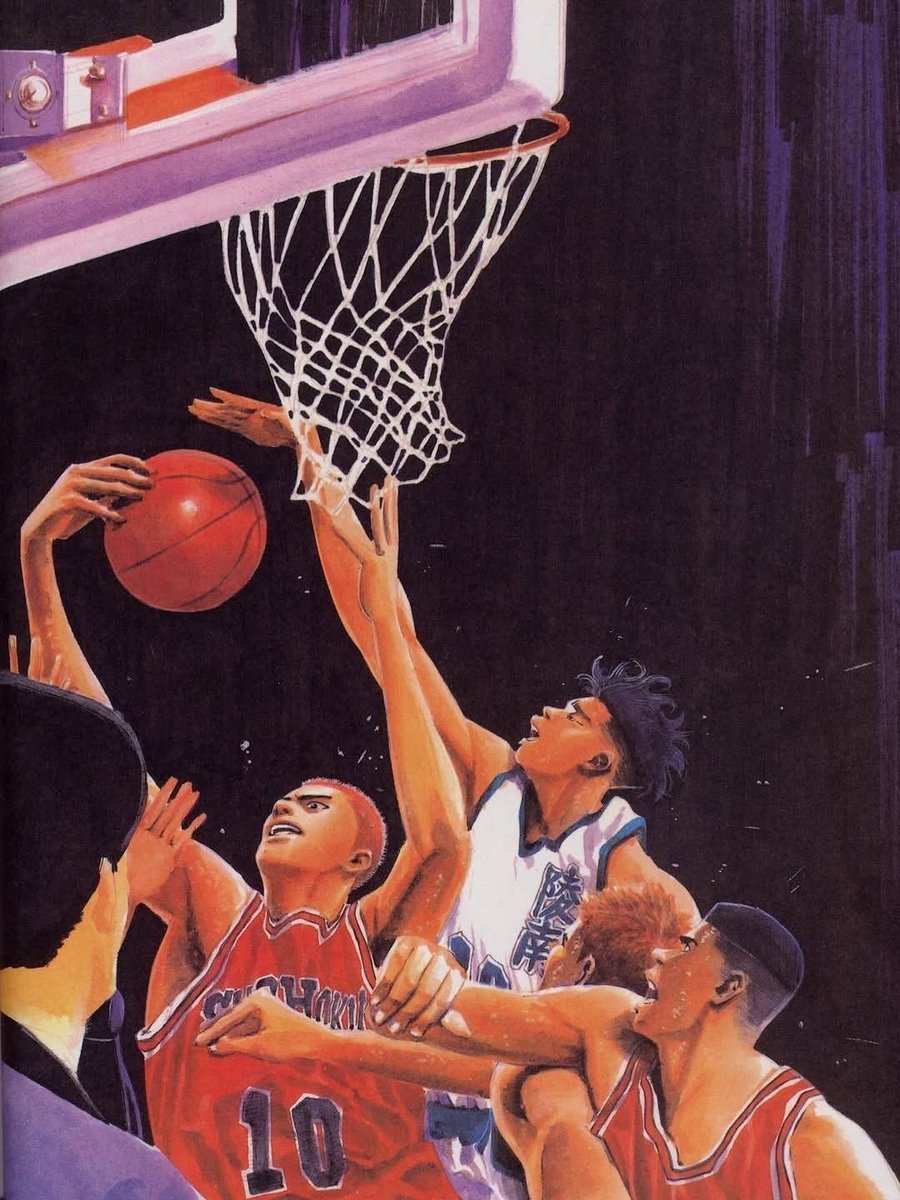 retro_anime's tweet photo. Slam Dunk artwork by Takehiko Inoue https://t.co/IkxpQYfdX3