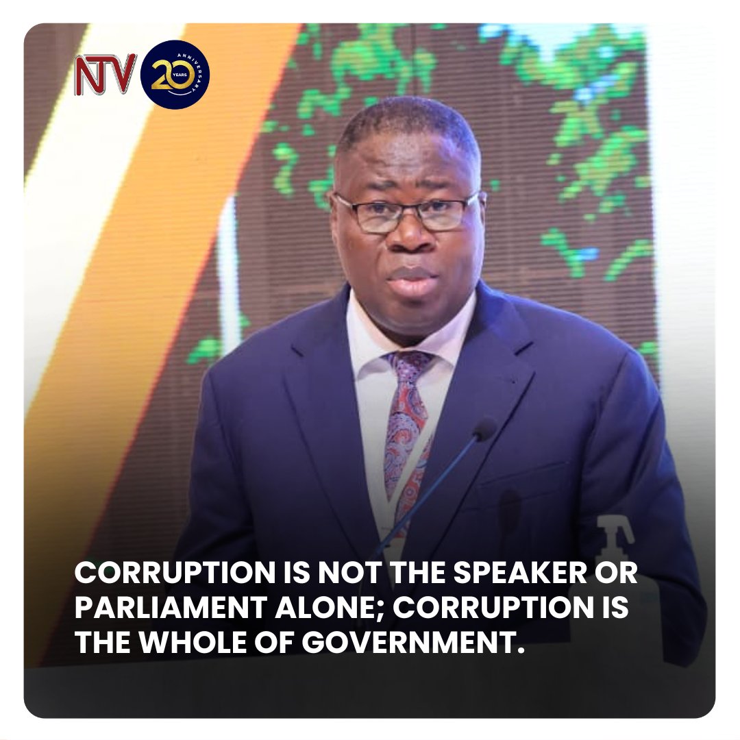 ntvuganda's tweet photo. “Corruption is not the Speaker or Parliament alone; corruption is the whole of government.” Speaker Oboth urged MPs to uphold transparency and integrity in conducting parliamentary business.

#NTVNews https://t.co/mpcSIF7B9v