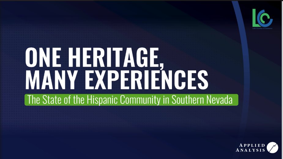 lvlcc's tweet photo. One heritage, many experiences. Explore The State of the Hispanic Community in Southern Nevada: https://t.co/zc7icTuZxC

#LVLCC https://t.co/vfqH0lO7ZT