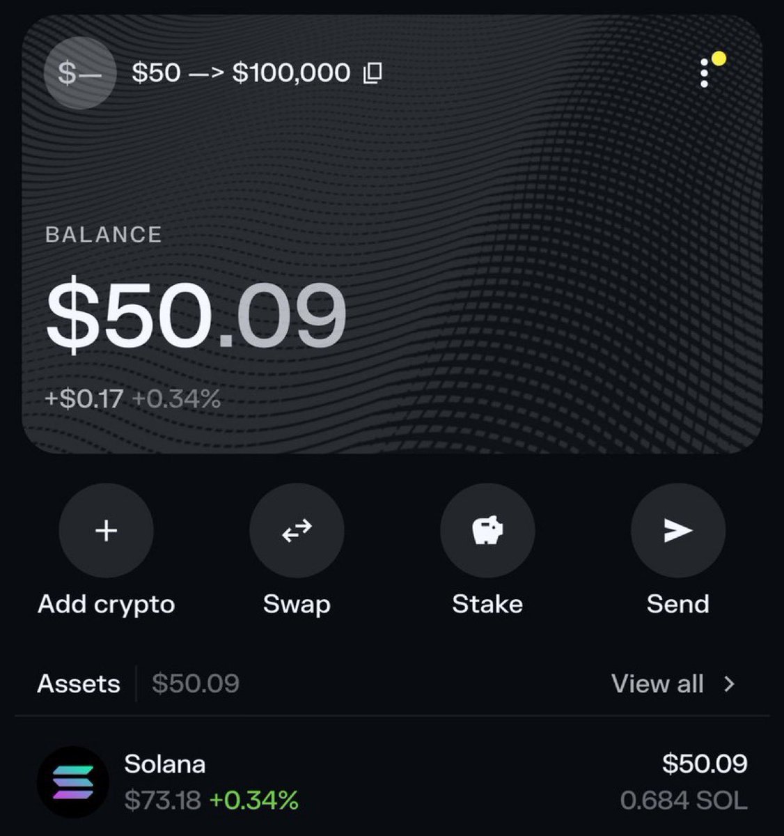 fluffycrypt's tweet photo. I am back as promised :)

Time to start the $50 → $100,000 challenge

It’s ZERO-RISK, I’ll cover $50 for each participant

Last time it took me about 12 days, will try doing it faster this time

If you want to follow along, comment "Me" below and I’ll send you an invite to the call group

Gonna lock comments in 24 hours