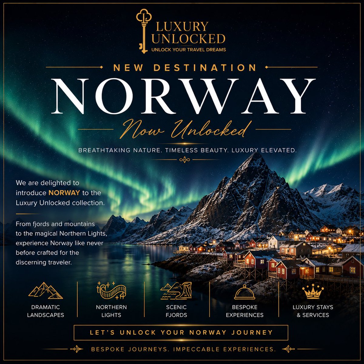 luxury_unlocked's tweet photo. Announcing new destination #norway #luxurytravel https://t.co/m7mFFx6K6L