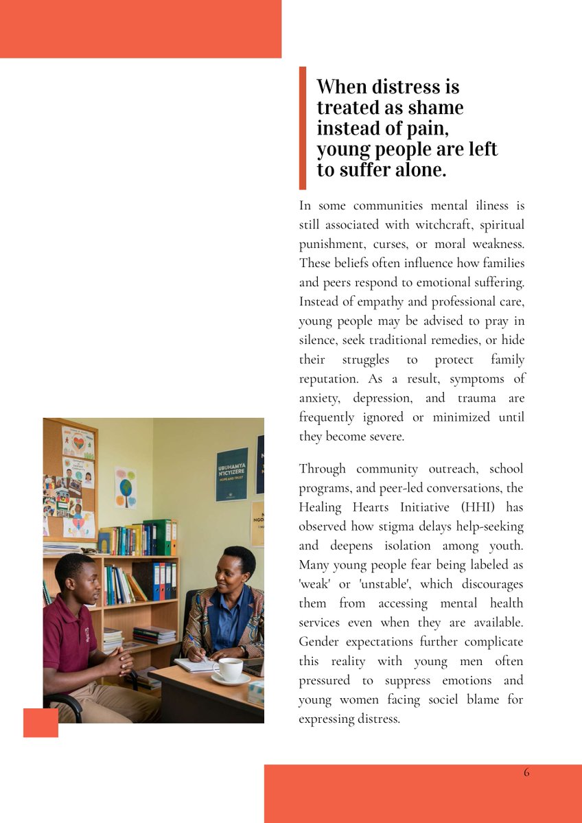 HealingHearts78's tweet photo. We're proud to #celebrate our co-founder, @prospermazimpak, whose #article "How Stigma Shapes Youth Mental Health in Rwanda" highlights HHI's commitment to reducing stigma and promoting youth mental health through community action and awareness.

📖 Read: https://t.co/QUdCRuJwpi https://t.co/9RX5V2qLFa