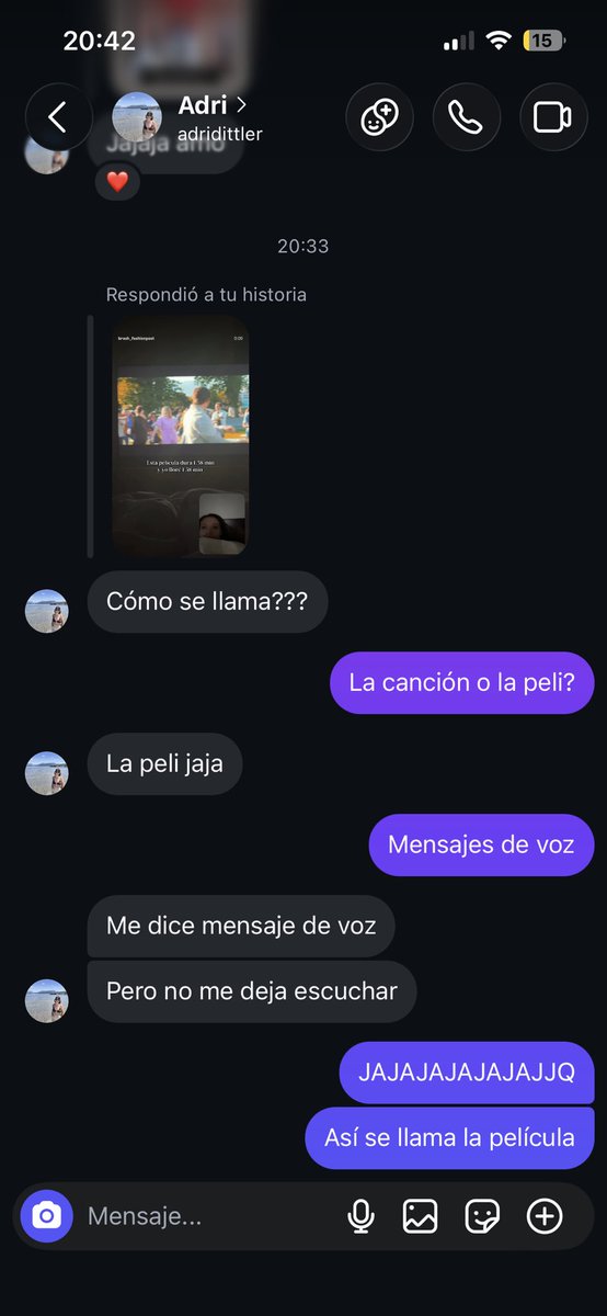 Walquix's tweet photo. JAJAJAJAJAJ Te amo amiga #mensajedevoz https://t.co/mF4Cri2Kvp