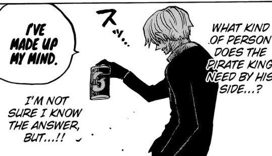 dengekivinsmoke's tweet photo. #ONEPIECE1187 

Years ago, Sanji questioned himself

"What kind of person does the Pirate King need by his side?"

Today, Gaban finally gave him the answer:

"A KING." 👑

What a ride 🔥😭 https://t.co/ISrxlj3utt